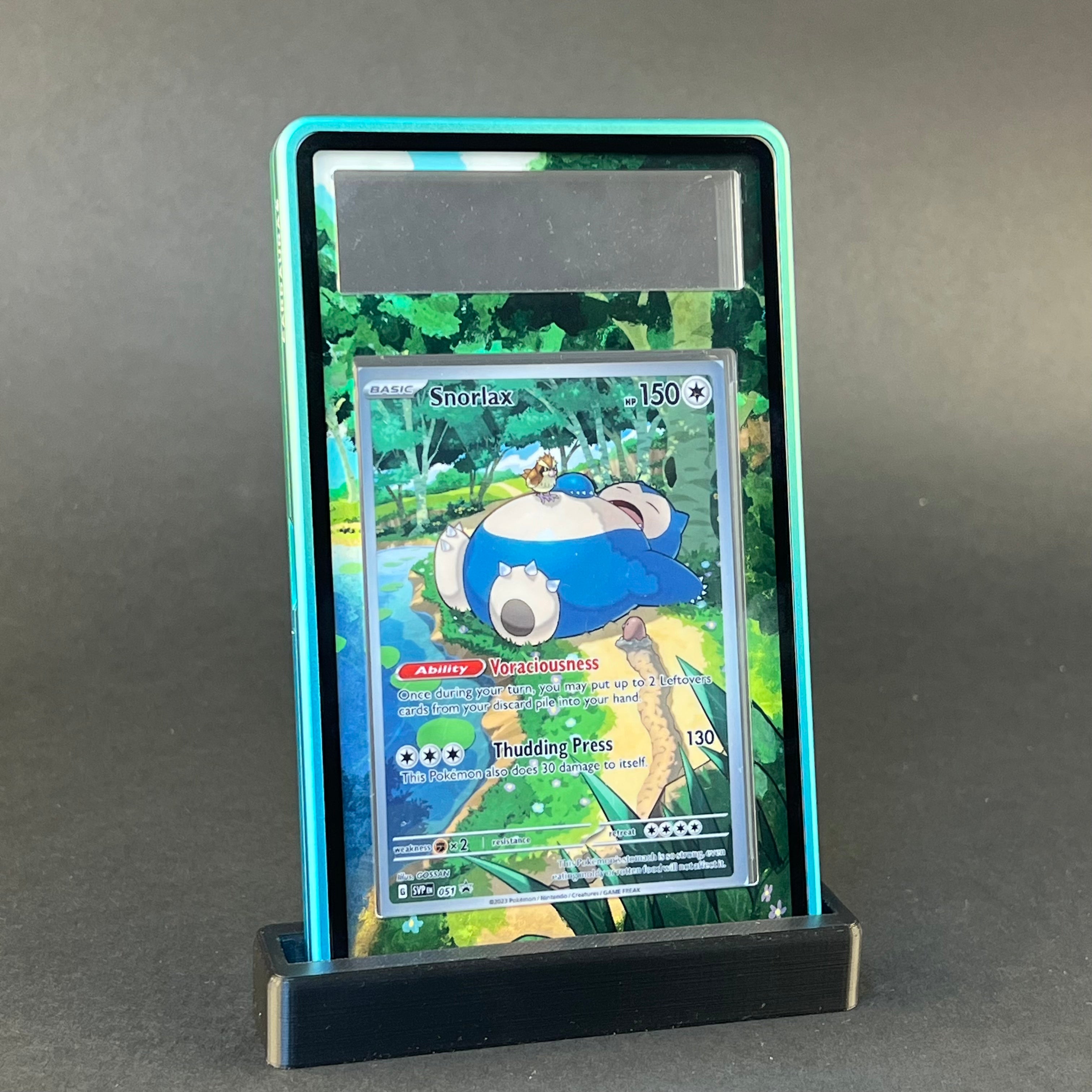 Snorlax 051 | 151 AuraSlab - Extended Art + Case (Graded)