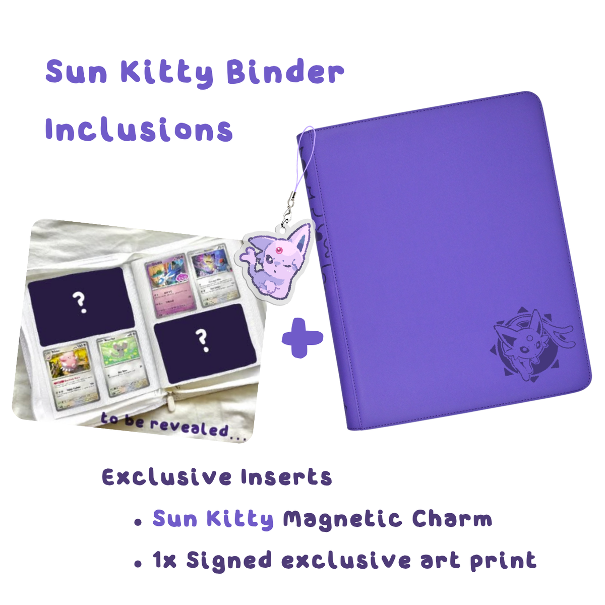 Sun Kitty Binder (From Eclipse Pair) - CardAura X Loofa☀️