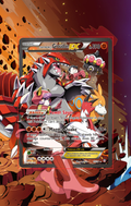 Team Magma's Groudon Ex #15  |  RubySapphire AuraSlab (Graded) Extended Art + Case