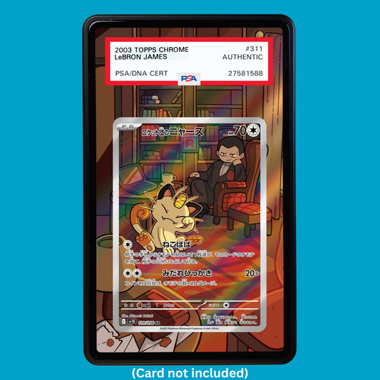 Team Rocket's Meowth 203/182 Graded Display Case