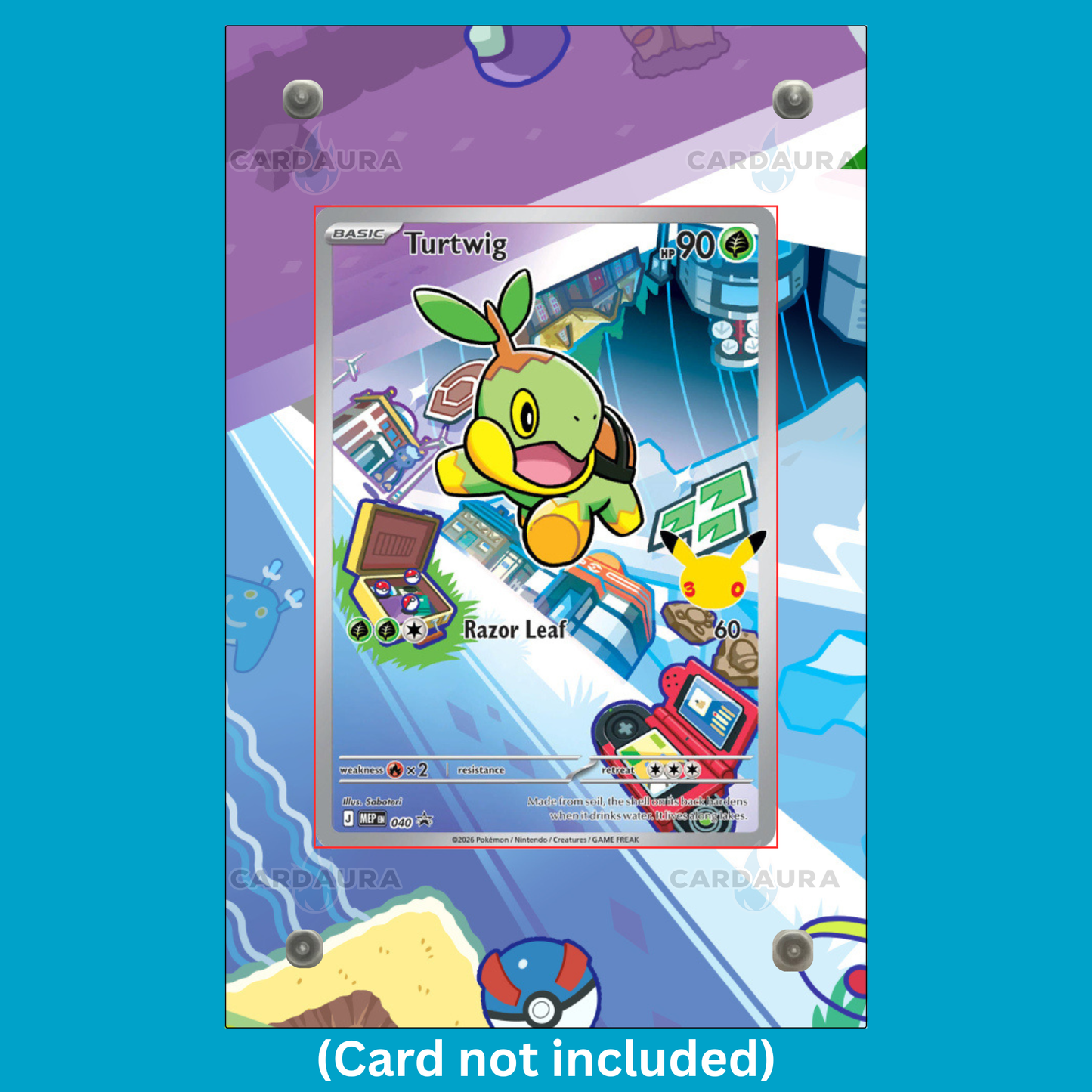 Turtwig First Partner 040 Ungraded Display Case