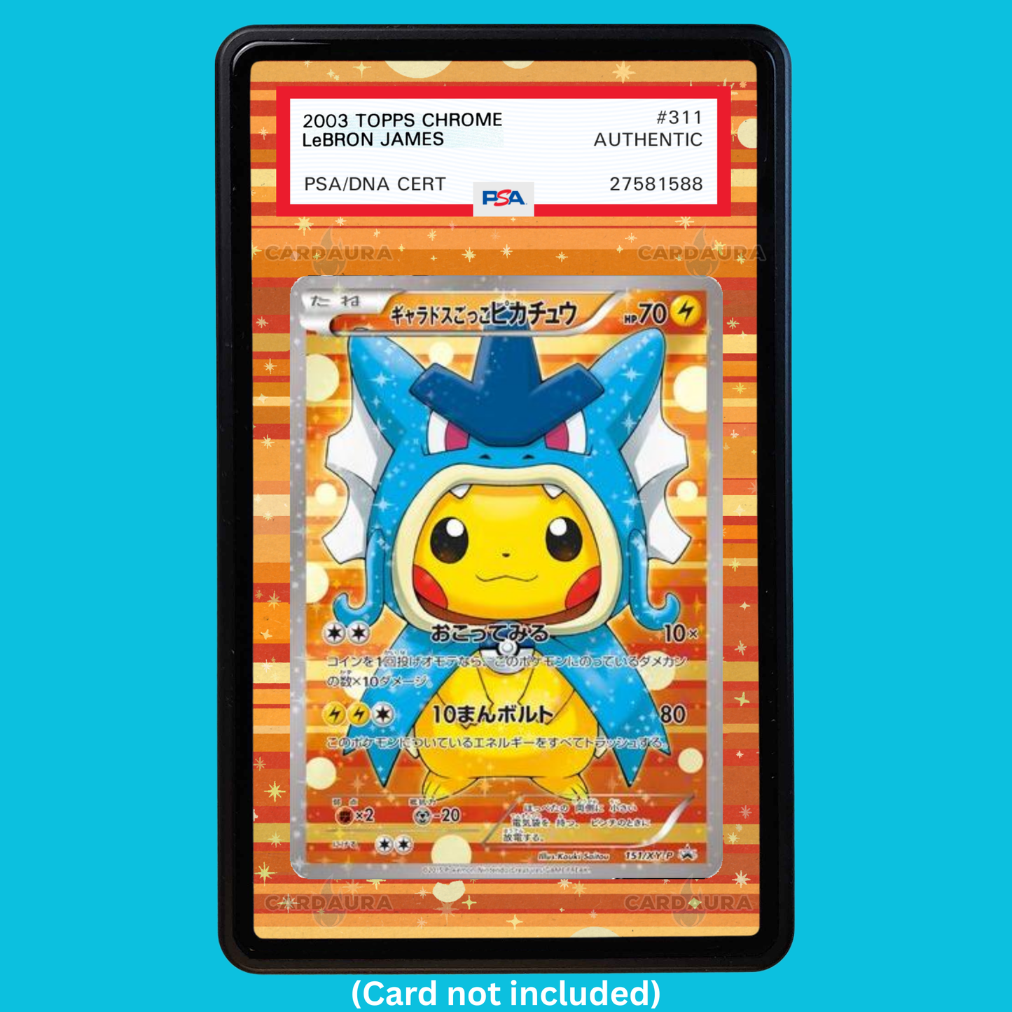 Poncho-Shiny Gyarados 151/XY-P Promo (Graded) Display Case
