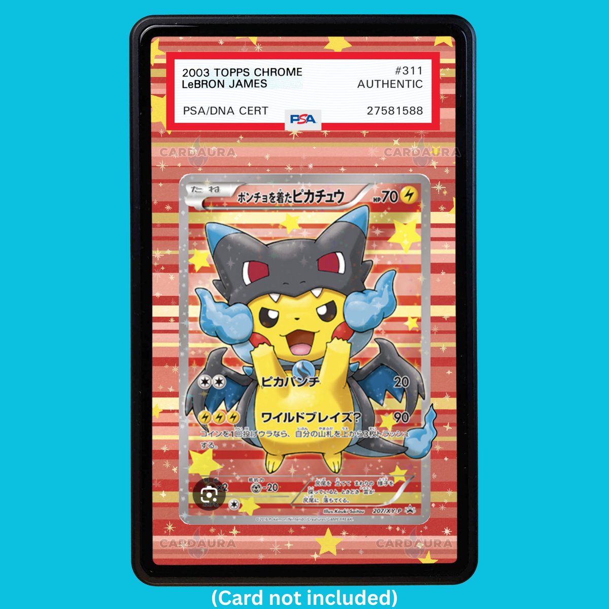 Poncho-Mega Charizard X 207/XY-P Promo (Graded) Display Case