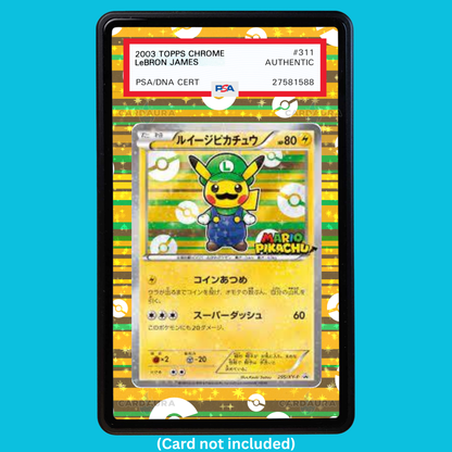 Pikachu Luigi 295/XY-P Promo (Graded) Display Case (Pre-Order)