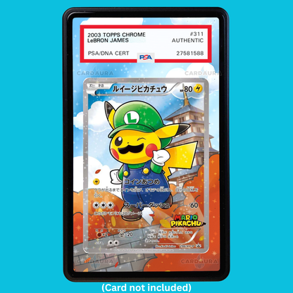Pikachu Luigi 296/XY-P Promo (Graded) Display Case (Pre-Order)