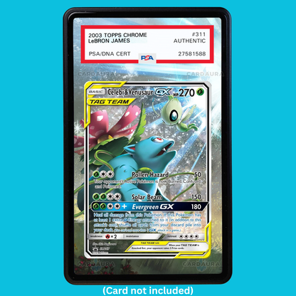 Celebi & Venusaur GX SM167 Promo (Graded) Display Case (Pre-Order)