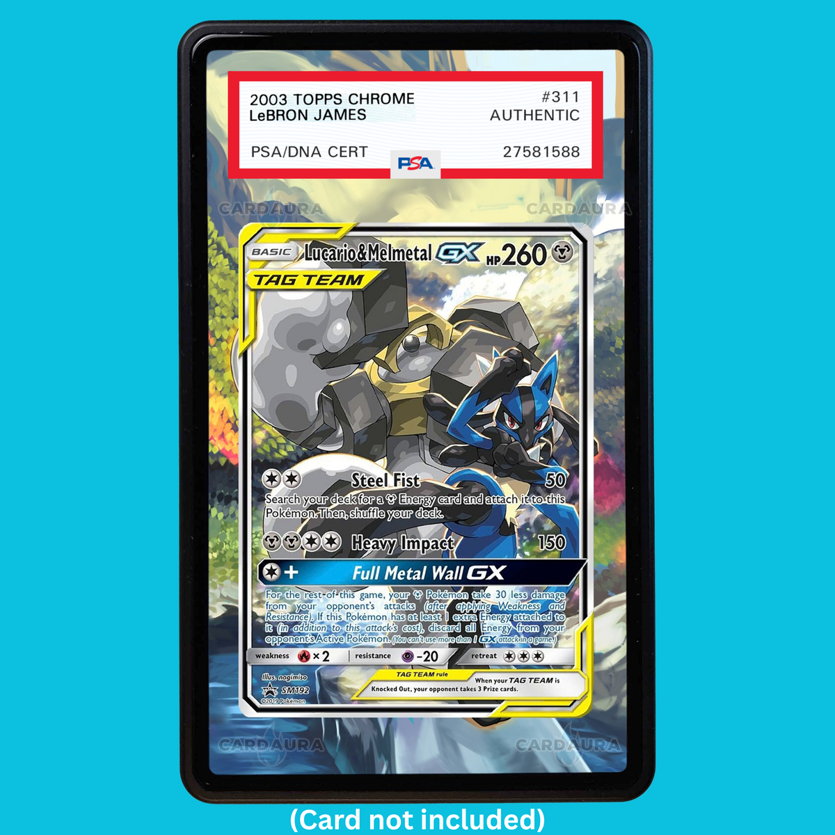 Lucario & Melmetal SM192 Promo (Graded) Display Case (Pre-Order)