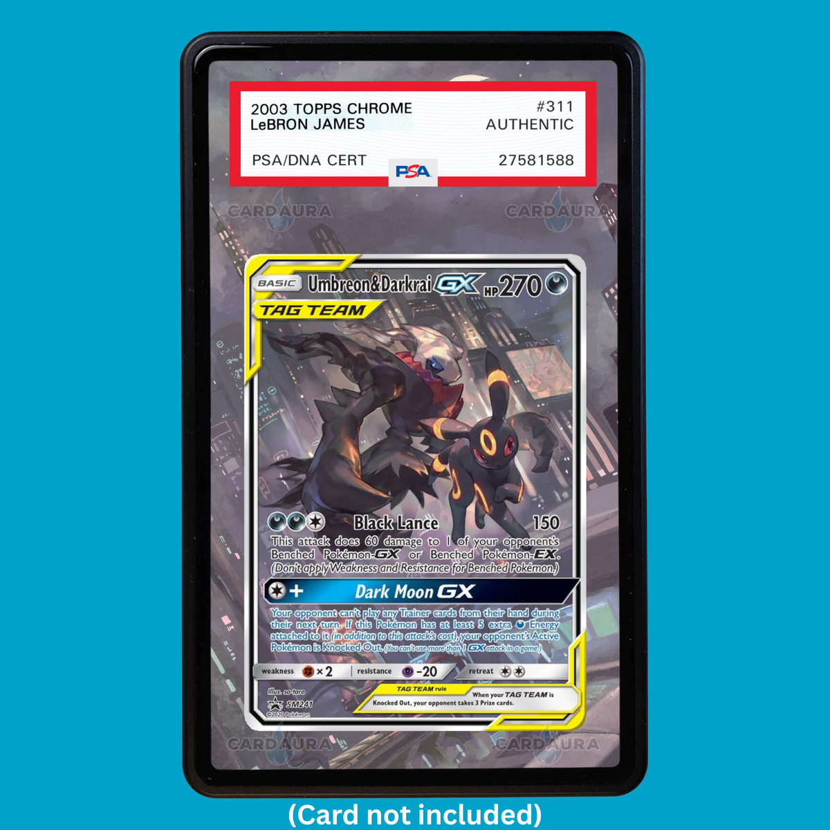 pokemon cards umbreon and darkrai & GX SM241 (Graded) Display Case Jumbo Pokemon Frame TAG TEAM rule — Magic: The Gathering Essence Card | Set | Rating:Kangaskhan Holo | Jungle | 6
