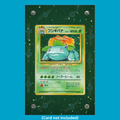 Venusaur Base Set Display Case (Extended Art Frame) | Magnetic Acrylic Holder for Ungraded Cards