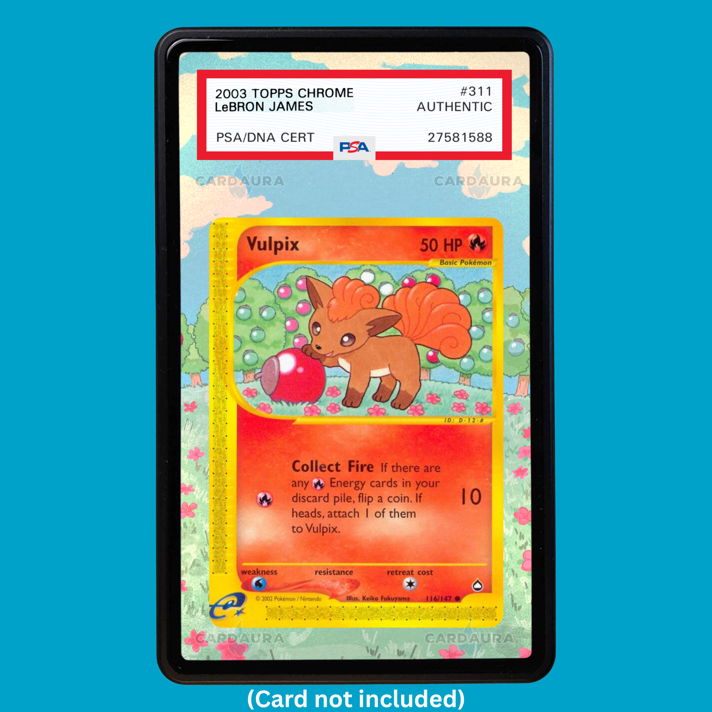 Vulpix 116/147 (Graded) Display Case