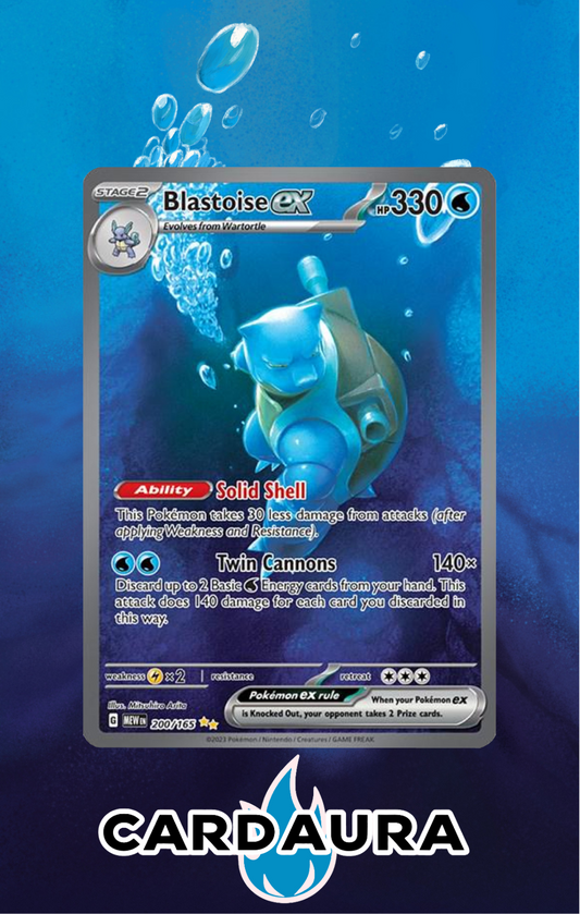 Blastoise EX 200/165 | CardAura Case