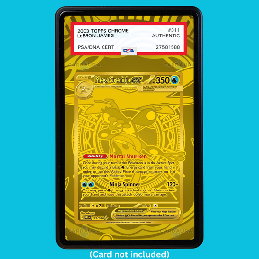 Mega Greninja EX 122/086 Chaos Rising (Graded) Display Case