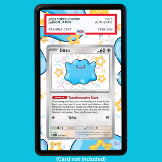 Ditto 201/091 Paldean Fates (Graded) Display Case