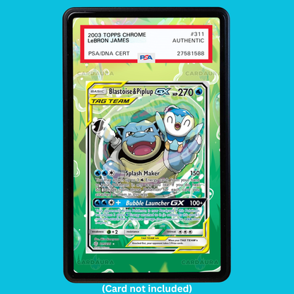 Blastoise and Piplup 215/236 Cosmic Eclipse (Graded) Display Case