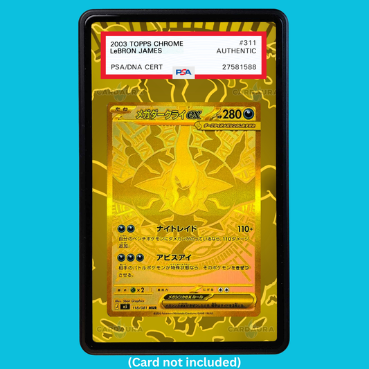 Mega Darkrai EX Gold Pitch Black (Graded) Display Case