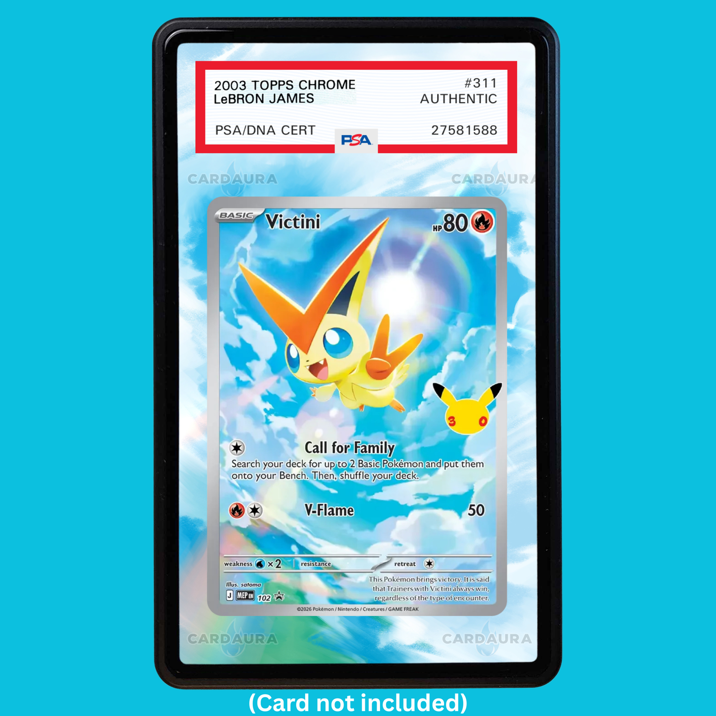 Victini 102 30th anniversary (Graded) Display Case