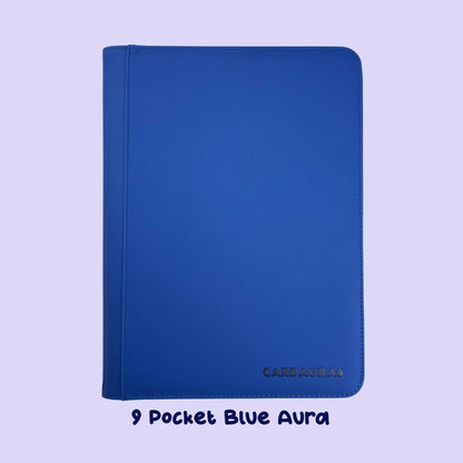 Blue Aura Binder 9 Pocket CardAura
