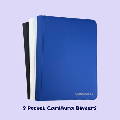 Blue Aura Binder 9 Pocket CardAura