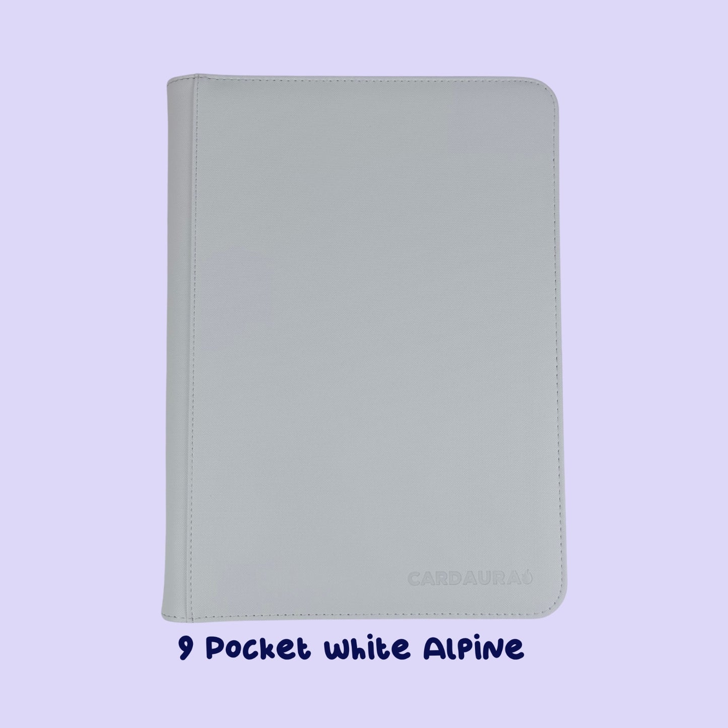 White Alpine Binder 9 Pocket CardAura
