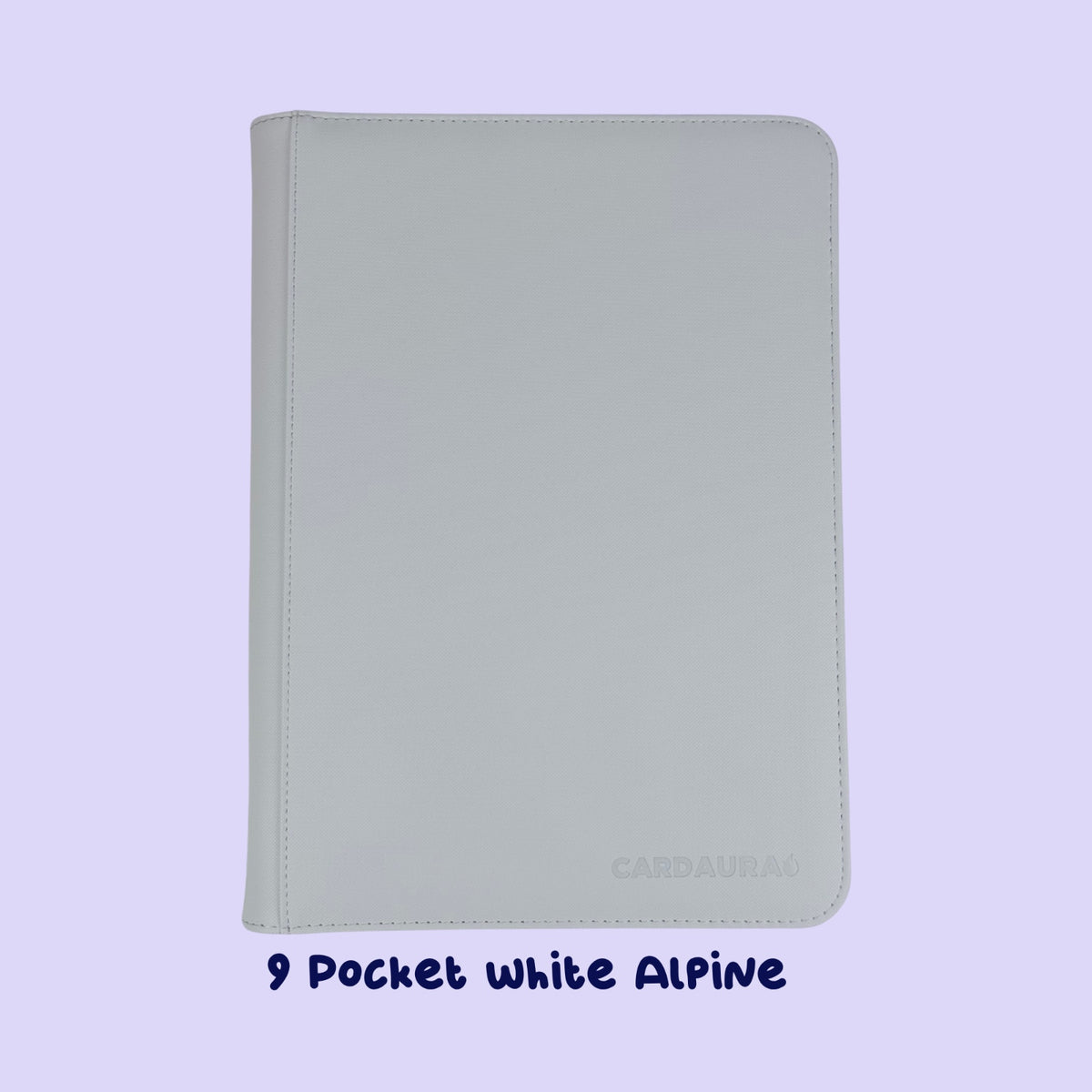 White Alpine Binder 9 Pocket CardAura