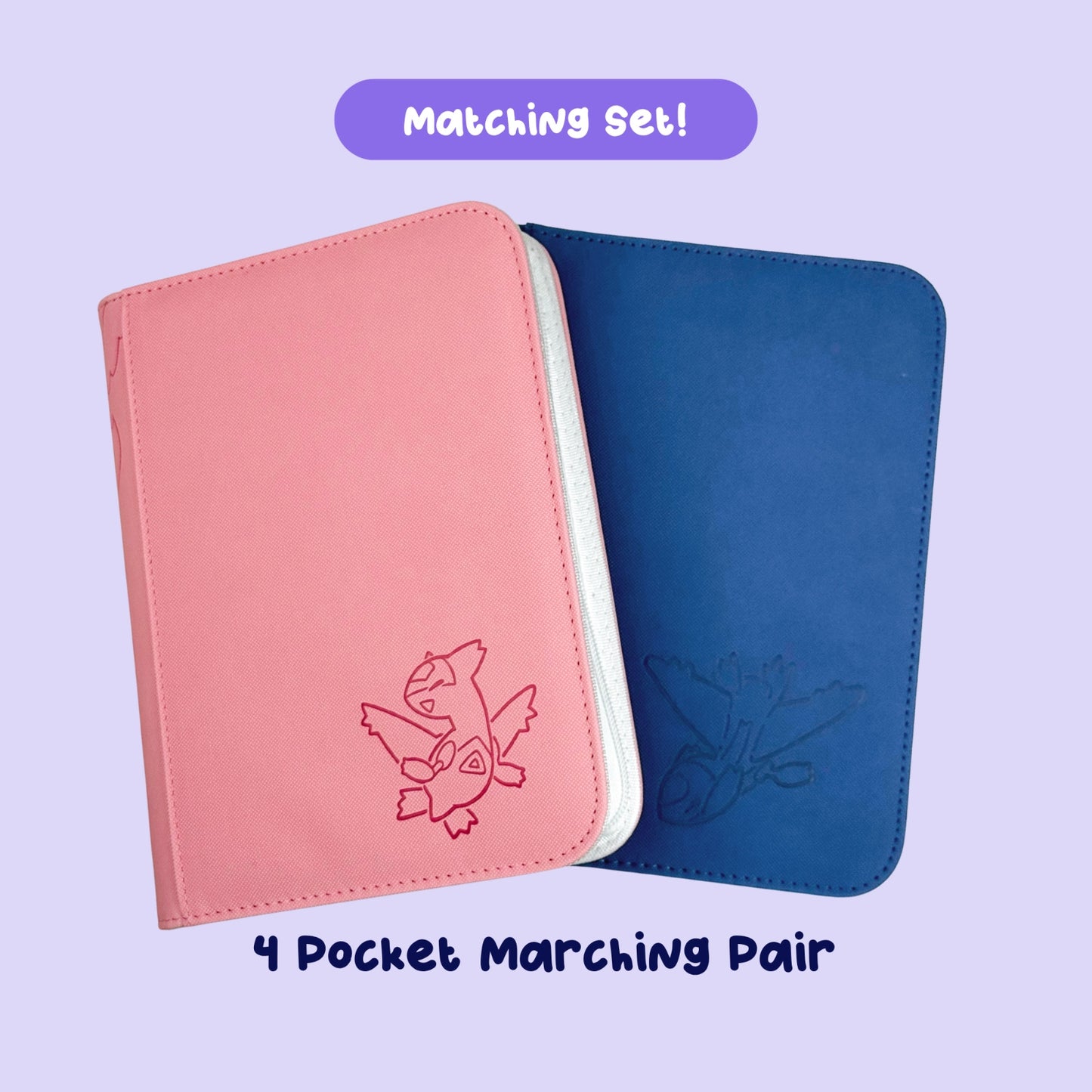 Pair of LoveBirds Binder - 4 Pocket CardAura X Loofa ❤️💙