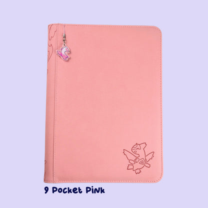Pink Latias - LoveBirds Binder 9 Pocket CardAura X Loofa ❤️