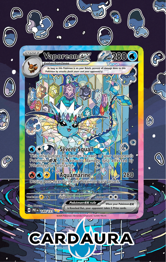 Vaporeon EX 149/131 | CardAura Case