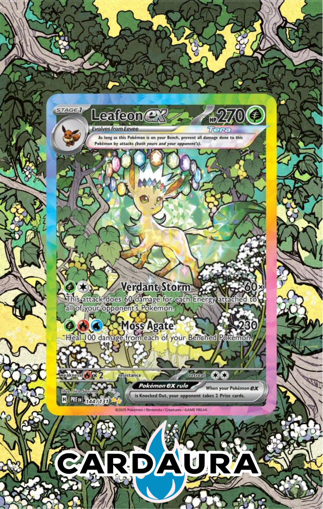 Leafeon EX 150/131 | CardAura Case Ungraded