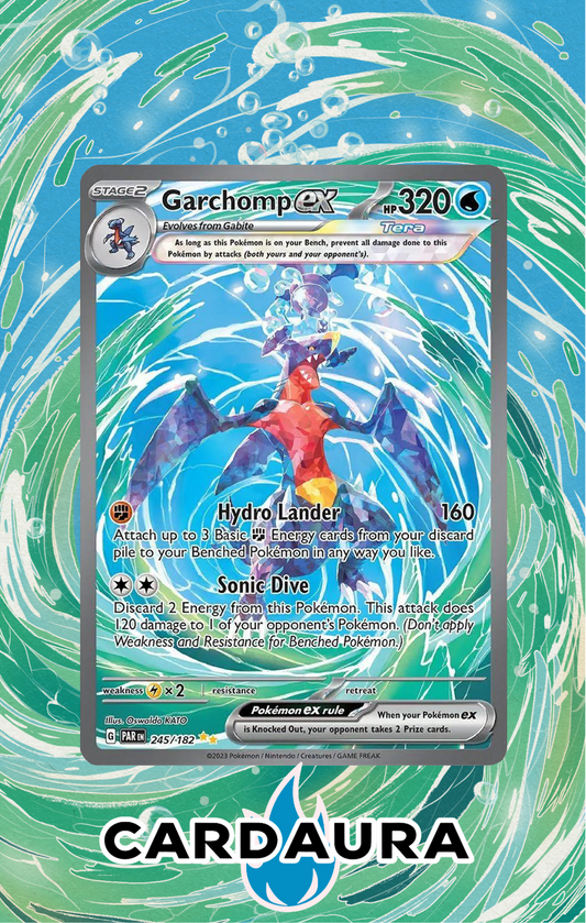 Garchomp ex - 245/182 | Paradox Rift CardAura Case