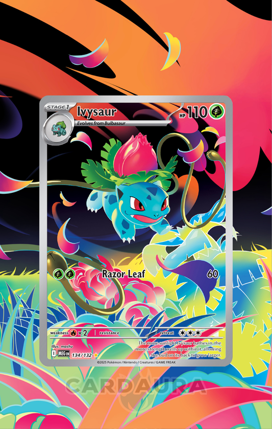 Ivysaur 134/132 | Mega Evolutions CardAura Case