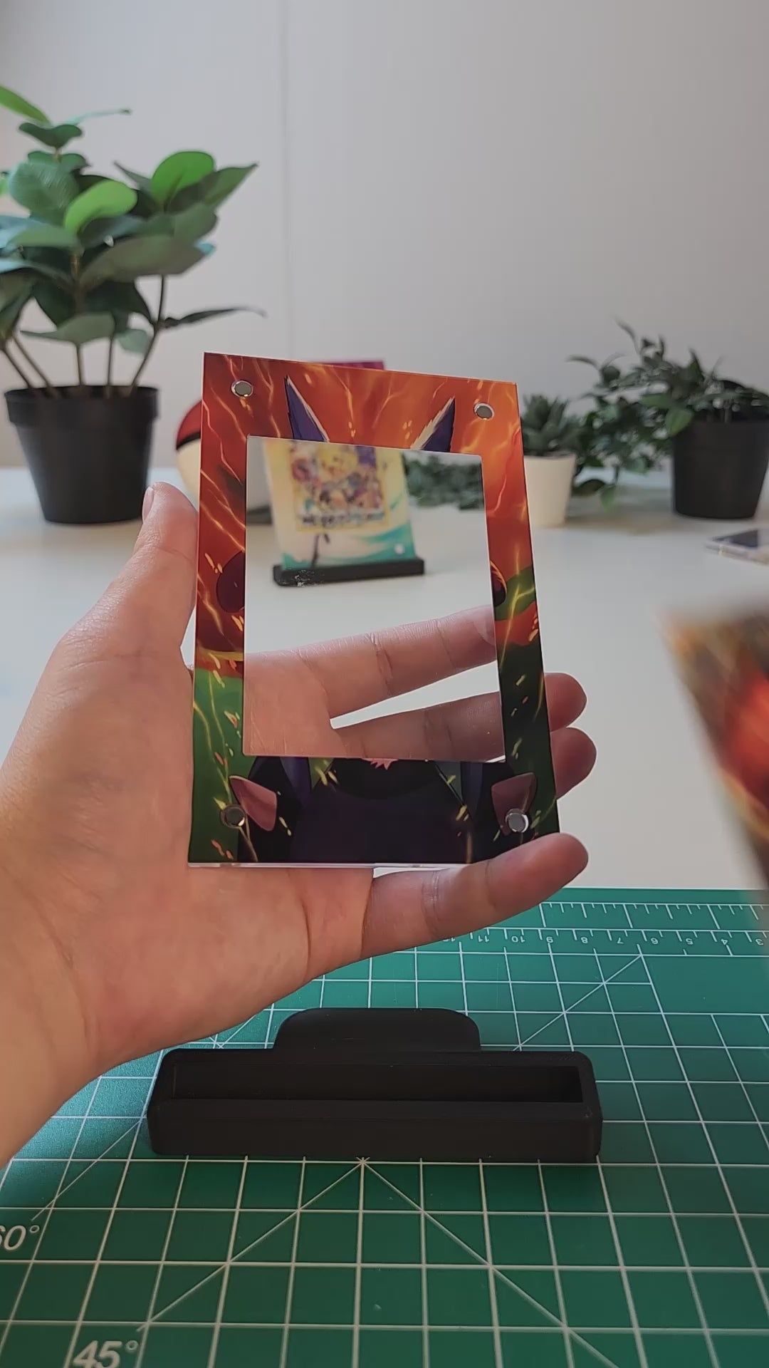 Pikachu ex 238/191 | Surging Sparks CardAura - Extended Art + Display Case (Raw)